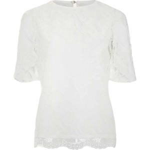 Phase Eight Kaycee Scallop Lace Top